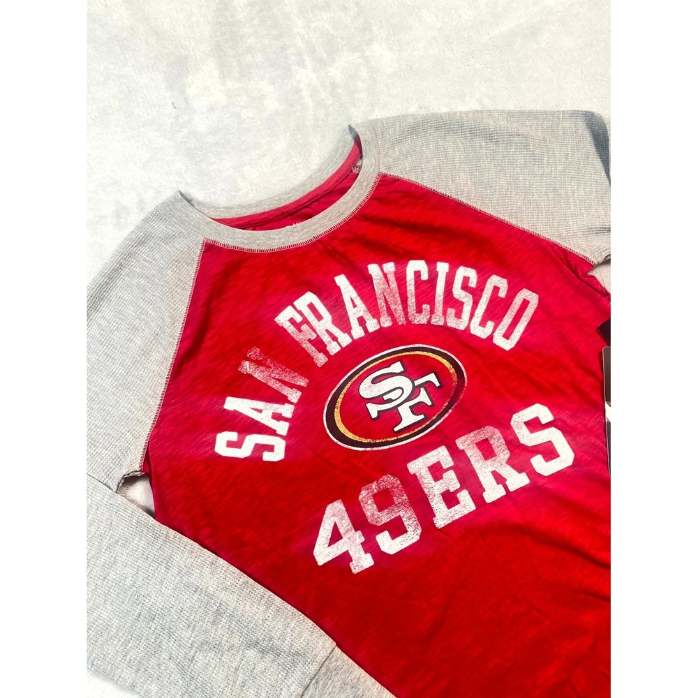 G-III 4Her San Francisco 49ers Football Team Shirt Womens L Red White NWT